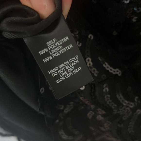 Lulus Star Dust Black Sequin Bodycon Dress-NWT New with tags - Picture 12 of 13